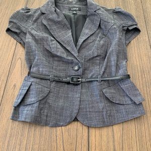 A. Bier denim color Jacket short sleeves size s